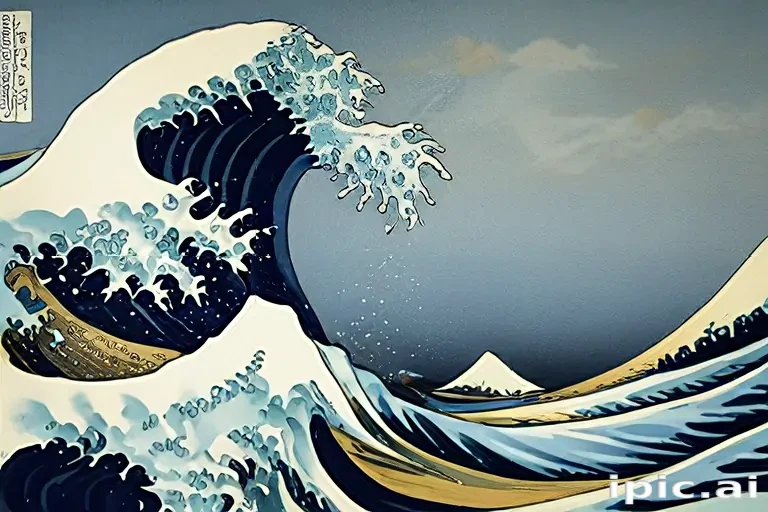 great wave wallpaper