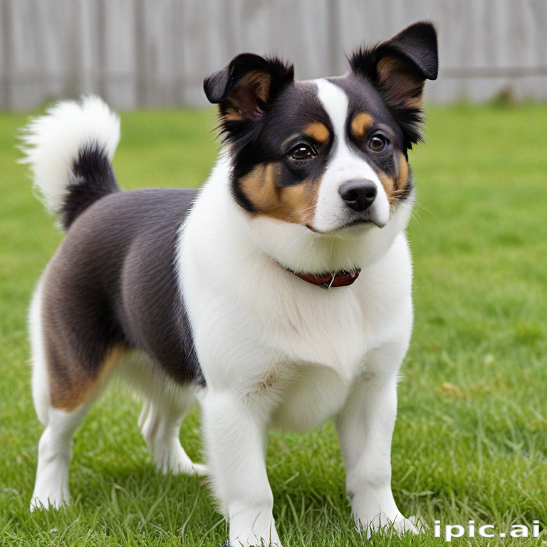 A Playful and Adorable Dog Enjoying a Sunny Day Outdoors in Nature.