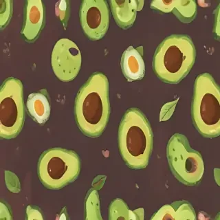 cute avocado wallpaper
