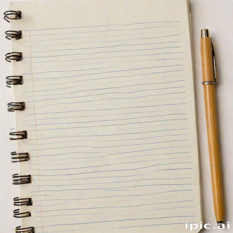 notebook paper image