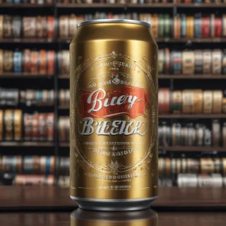 beer can mockup