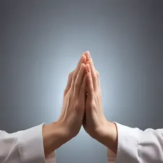 prayer hands transparent background