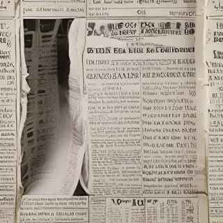 ripped newspaper png
