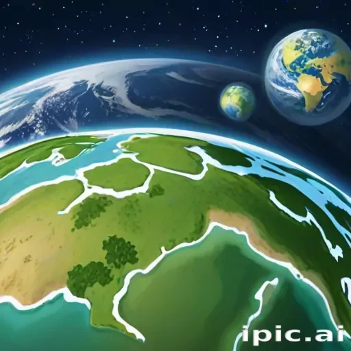 cartoon picture of planet earth