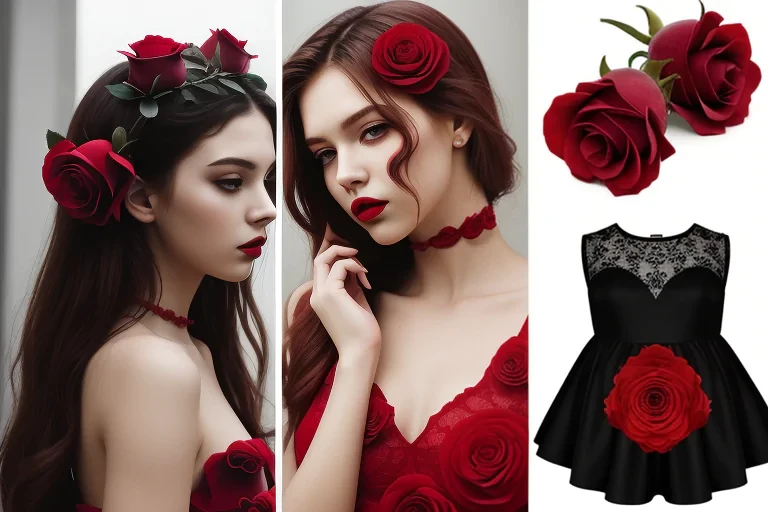 red rose aesthetic