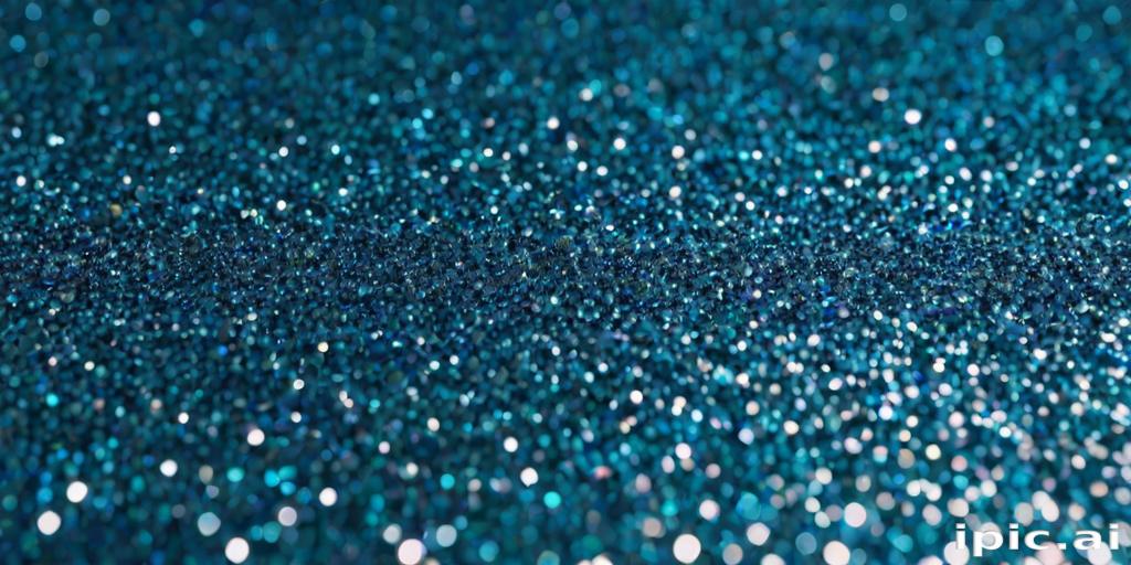 blue glitter background