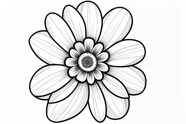flower drawing png