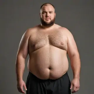 fat man black