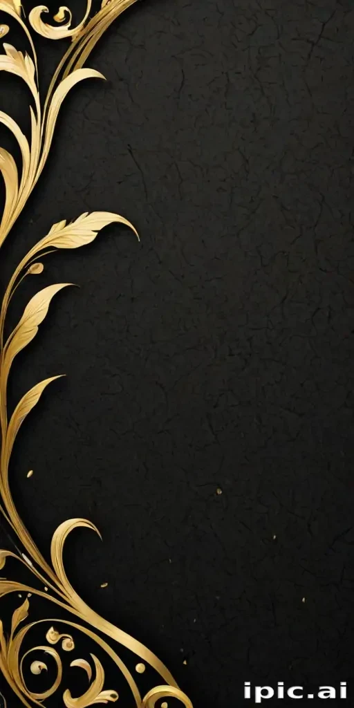 black and gold background