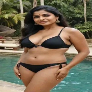 indian bikini aunty
