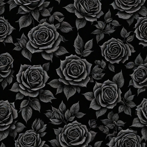 rose wallpaper black