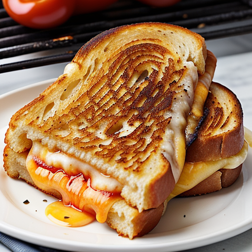hot off the grill grilled cheese