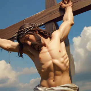 image of jesus on the cross