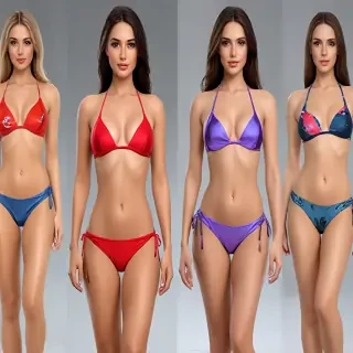 ai bikini models