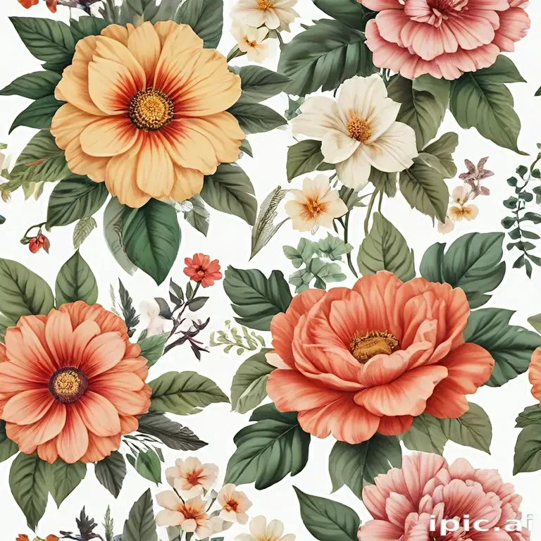 vintage flowers png