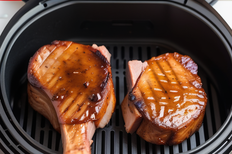 barbeque pork chops in air fryer