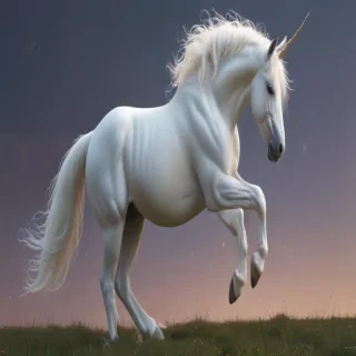 unicorn outline