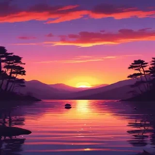 cute sunset backgrounds