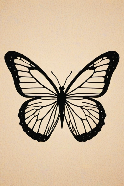 butterfly outline