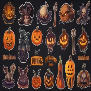 halloween stickers png