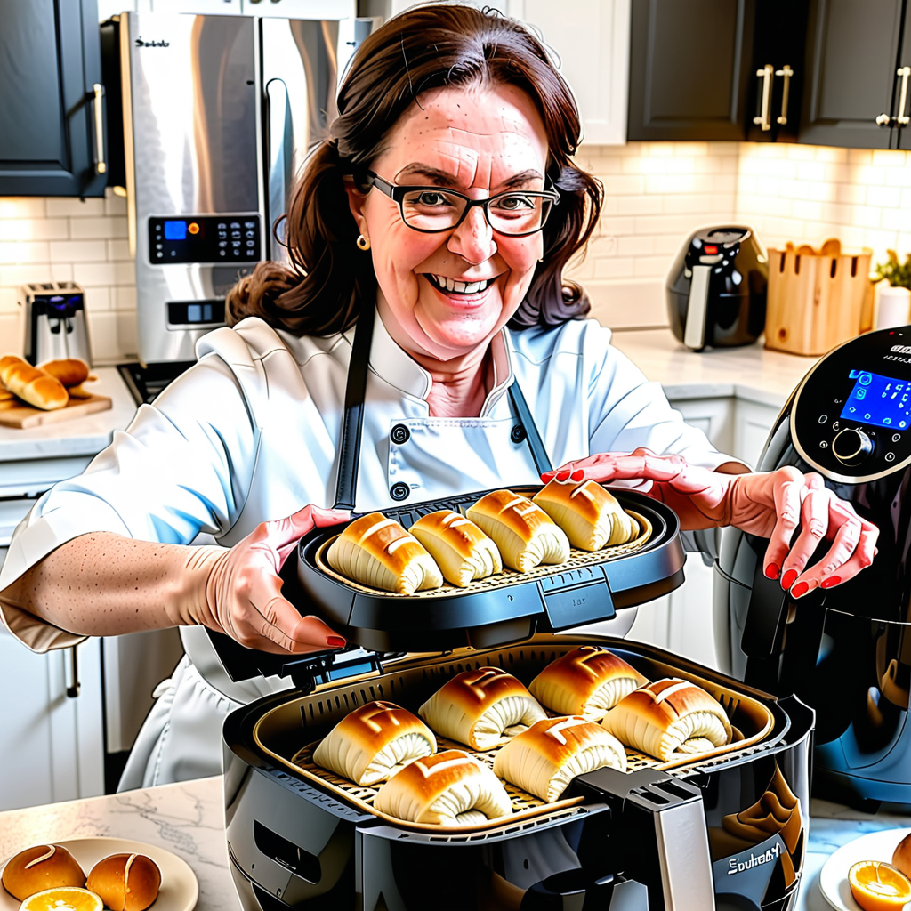 sister schubert rolls in air fryer