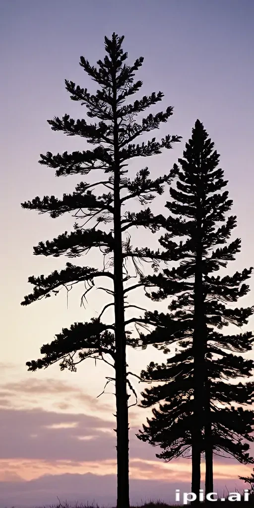 pine tree silhouette png