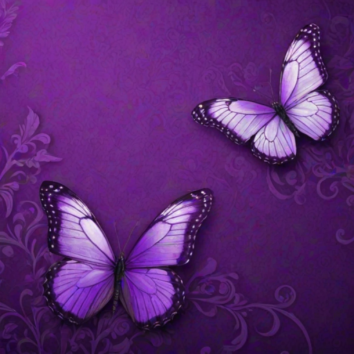 purple wallpapers butterfly