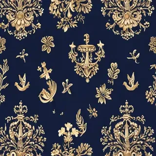 navy background