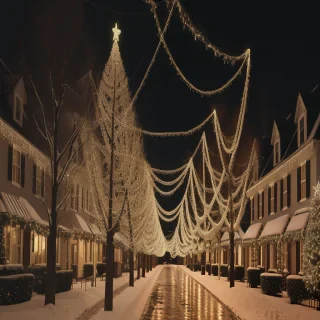 christmas lights iphone wallpaper