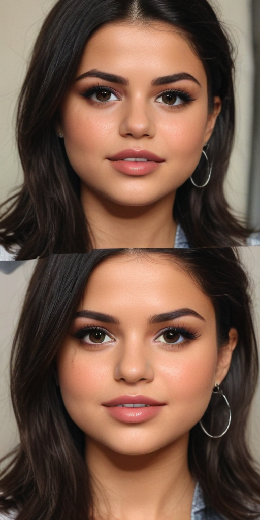 selena gomez face changing