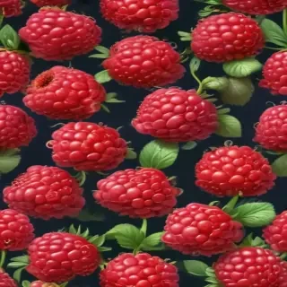 cartoon raspberry