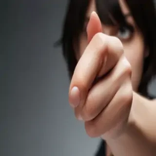 finger pointing at you