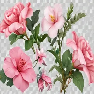 realistic flowers png