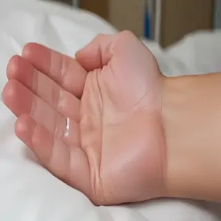 hospital patient hand pic