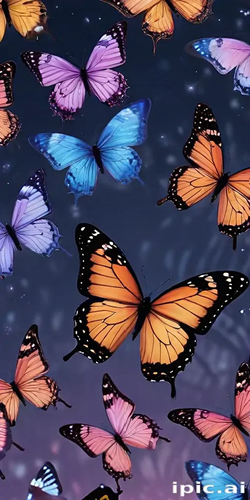 butterfly backgrounds aesthetic