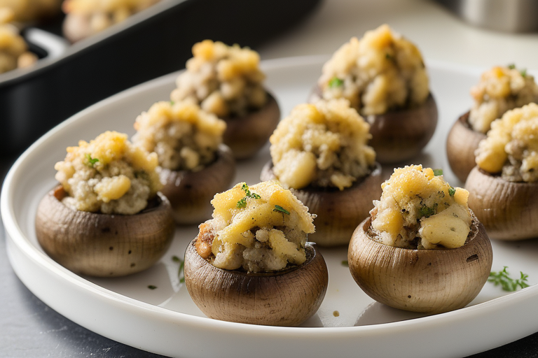 stove top stuffing stuffed mushrooms