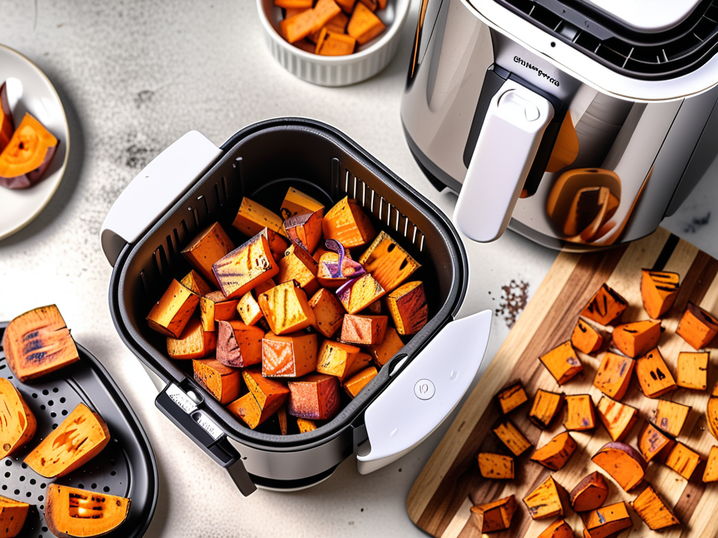 sweet potato chunks air fryer