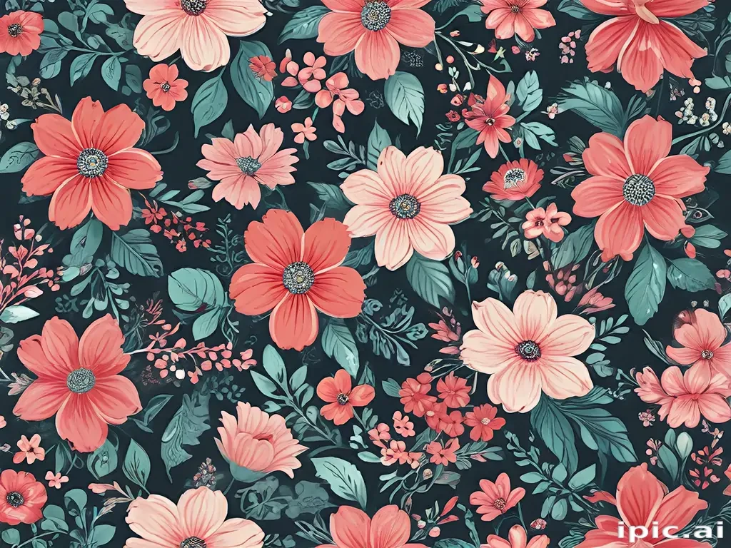 floral computer background