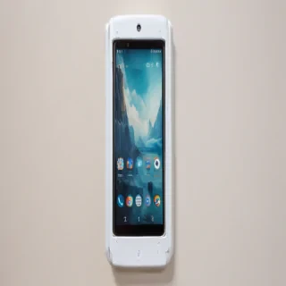 icon phone white
