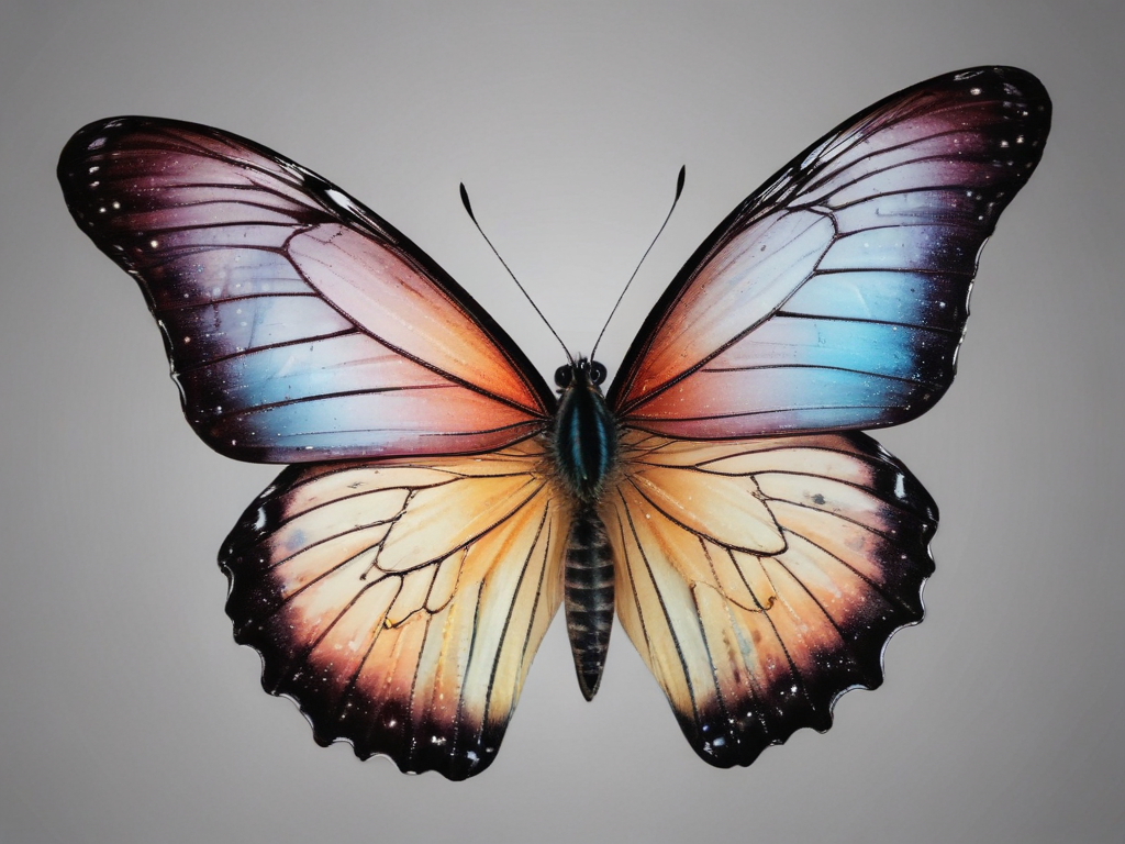 A Beautiful Butterfly Displaying Vibrant Colors Against a Soft Background