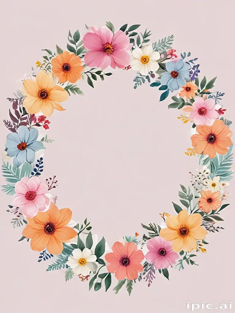 flower circle png