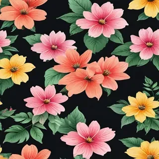 clipart flowers transparent background