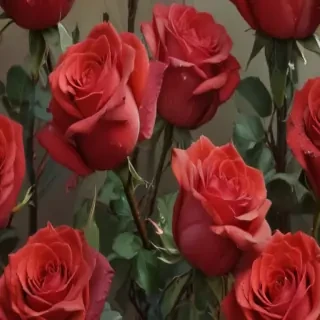 red roses aesthetic