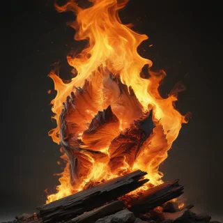 fire clear background