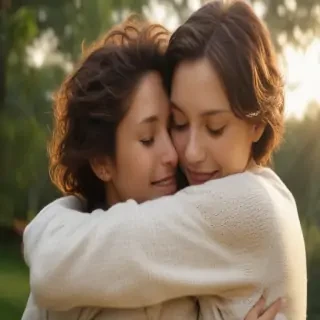 hugging png