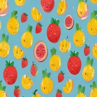 cute fruit backgrounds