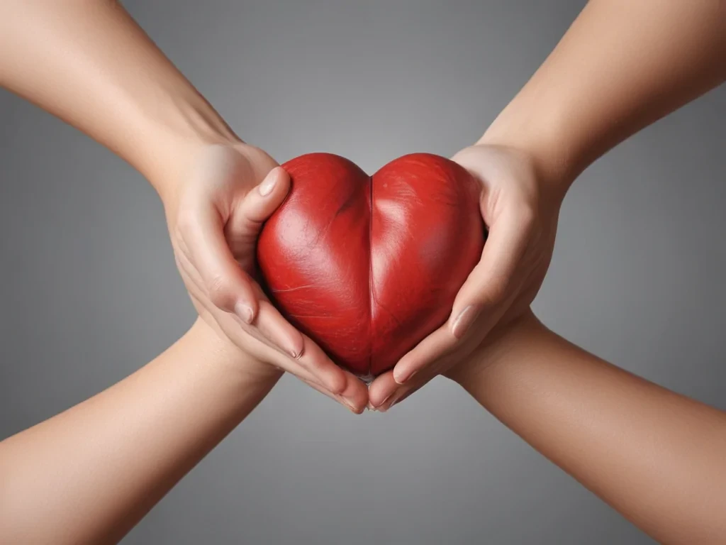 heart hands clipart