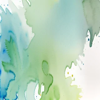 watercolor green background