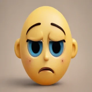sad face emoji png