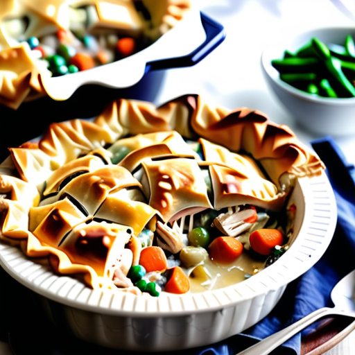 phyllo dough chicken pot pie